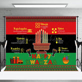 Lofaris Cultural Stripe Traditinal Heritage Kwanzaa Backdrop